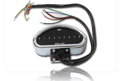V-Twin #76634 - Digital Mini Speedometer and Tachometer