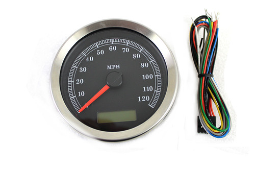 V-Twin #83118B - Programmable Gauge with Black Face