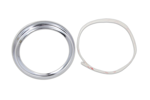 V-Twin #77843 - Instrument Gauge Bezel Cover Chrome