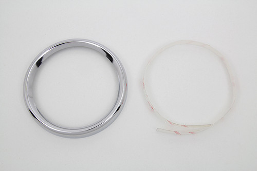 V-Twin #77844 - 4 inch Gauge Bezel Cover Chrome