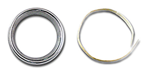 V-Twin #77845 - 2 inch Gauge Bezel Cover Chrome
