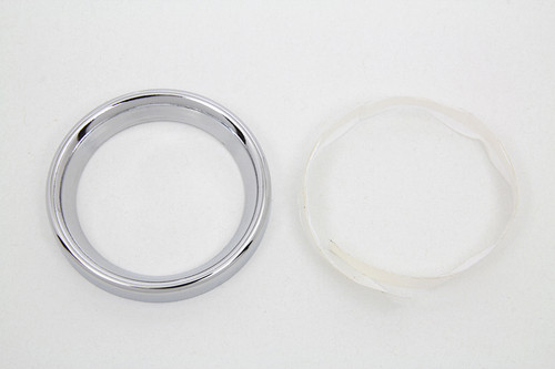 V-Twin #77845 - 2 inch Gauge Bezel Cover Chrome