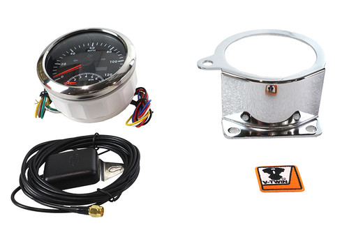V-Twin - 85mm Tachometer and Speedometer Gauge Kit