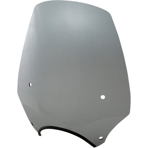 Memphis Shades #MEP5283 - El Paso Windshield - 19" - 9" Headlight Cutout - Black Smoke
