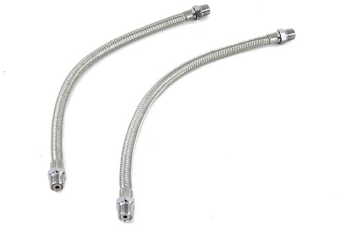 Wyatt Gatling #73161 - Braided Overhead Rocker Arm Oil Line Stock Length