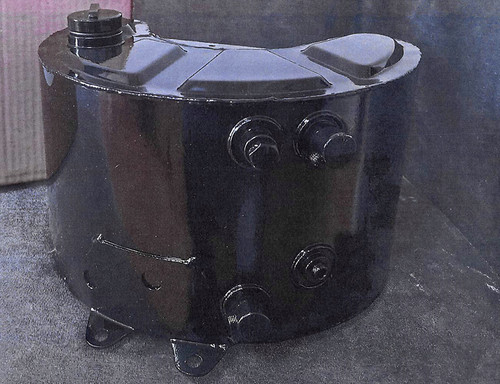 V-Twin #XL OIL TANK BLK - Black XLCH Oil Tank