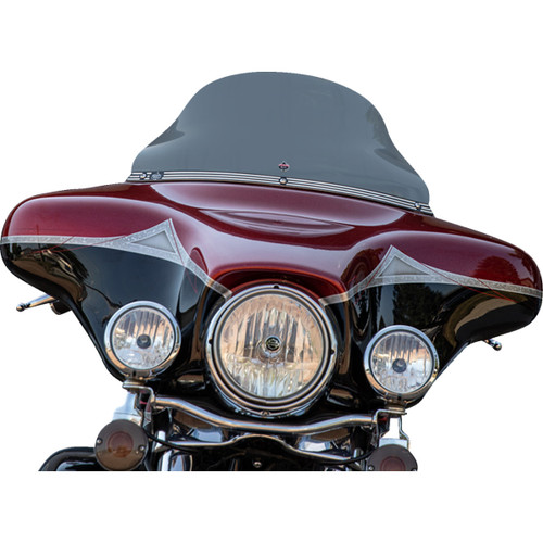 Klock Werks #KWW-01-0619-T - Flare® Windshield - 10-1/2" - Tint - '96-'13 FLH