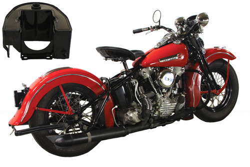 Wyatt Gatling - Replica Black Tourist Trophy Bobber Short Oil Tank