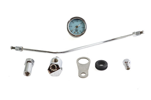 V-Twin - Rocker Box Mounted Oil Gauge Kit