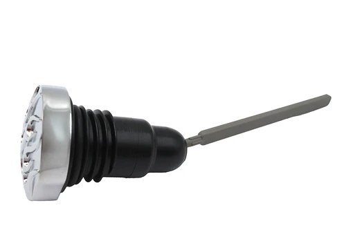 Wyatt Gatling #MT63166DB3 - Transmission Oil Fill Plug Dipstick with Flame Design