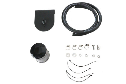 V-Twin #78548B - Pura Flow Oil Filter Kit Black
