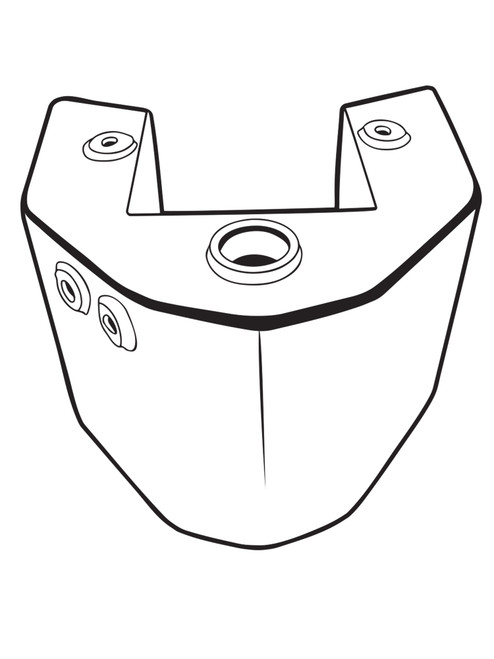 V-Twin - Rigid Frame Oil Tank Chrome