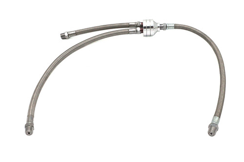 V-Twin - Stainless Steel OHO Top Oil Line