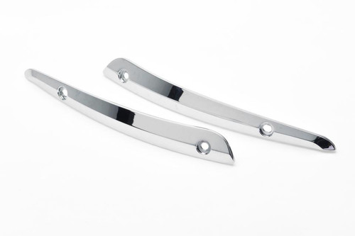 V-Twin #78170 - Chrome Split Windshield Trim Set