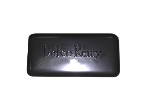 V-Twin #75752 - Black Replica Delco Remy Style Relay Cover