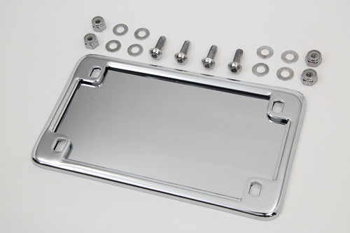 V-Twin - License Plate Frame Kit Chrome