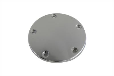 V-Twin #75955 - Domed Ignition System Cover 5-Hole Chrome