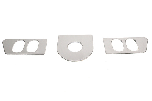 V-Twin #62007 - Ignition Switch Cover Set Chrome