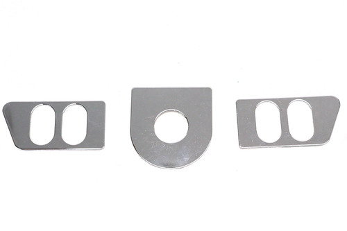 V-Twin #62007 - Ignition Switch Cover Set Chrome