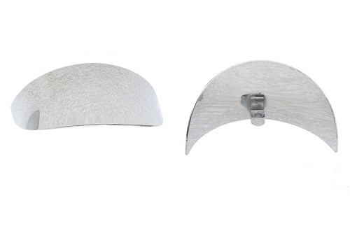 V-Twin - Chrome 4-1/2 inch Deco Spotlamp Visor Set