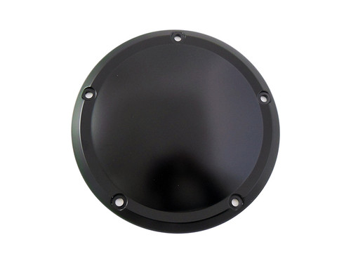 V-Twin #77926F - M8 Matte Black Smooth Derby Cover
