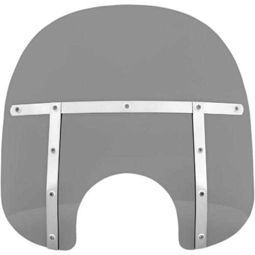 Memphis Shades #MEM31212 - Fats Windshield - 15" - Headlight - Black Smoke