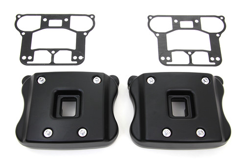 V-Twin #I33-0104MB - Rocker Box Cover Set Black