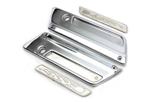 V-Twin - Saddlebag Latch Cover Set