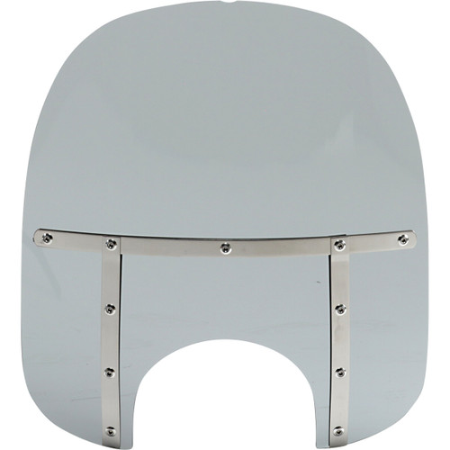 Memphis Shades #MEM37112 - Fats Windshield - 19" - Headlight - Black Smoke