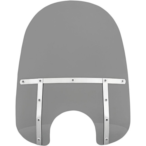 Memphis Shades #MEM34112 - Fats Windshield - 21" - Headlight - Black Smoke