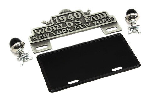V-Twin - World's Fair License Plate Topper Kit
