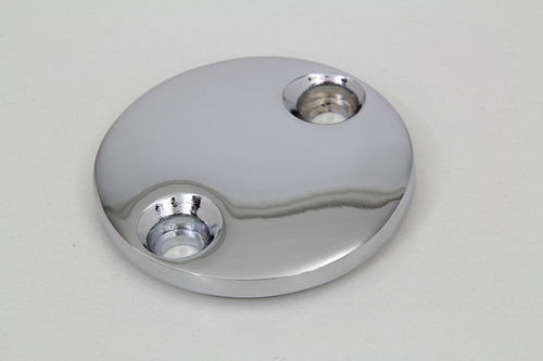 V-Twin - Chrome Primary Cover Clutch Adjuster Cap