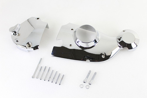 V-Twin - Chrome Cam and Sprocket Cover Kit