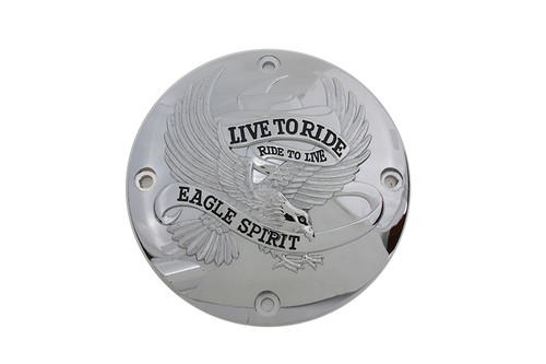 V-Twin #75079C - Clutch Inspection Cover Chrome