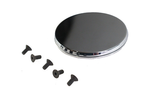 V-Twin - Smooth Chrome Ignition System Cover with Hidden Screws