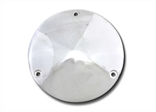 V-Twin #75961D - Dome Derby Cover Chrome