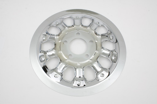V-Twin #63230F - Magnum Pulley Cover 70 Tooth Chrome