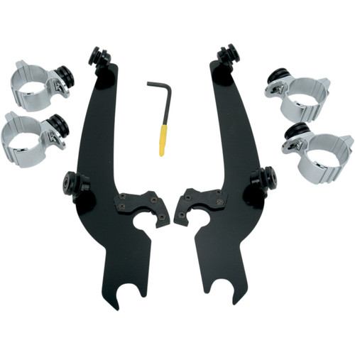 Memphis Shades #MEB8919 - Sportshield Trigger-Lock Mounting Kit - Black - Narrow
