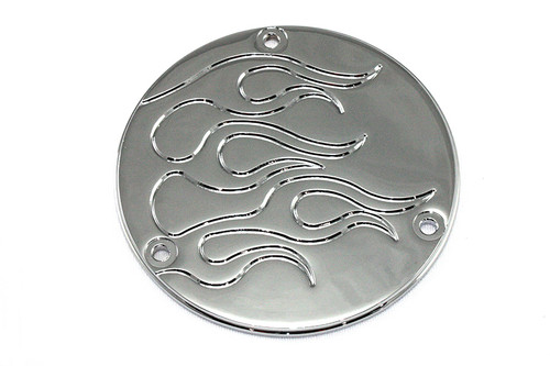 V-Twin - Flame Derby Cover Chrome