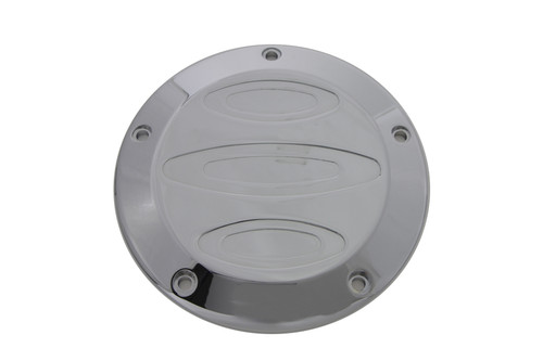 V-Twin #9084 - Chrome Contour 5-Hole Derby Cover