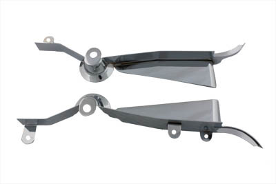 V-Twin #306000 - Saddlebag Filler Panel Kit Chrome