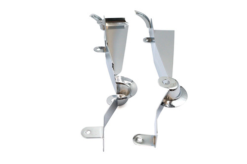 V-Twin #306000 - Saddlebag Filler Panel Kit Chrome