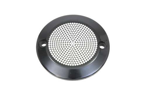 V-Twin #9087 - Black 2-Hole Perforated Ignition System Cover