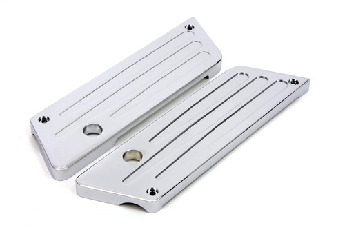 V-Twin #6603 - Wyatt Gatling Milled Saddlebag Face Plate