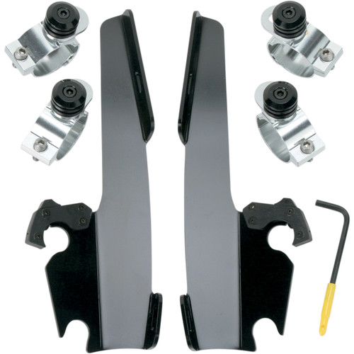 Memphis Shades #MEB8967 - Fats/Slim Trigger Lock Mounting Kit - Narrow - Black