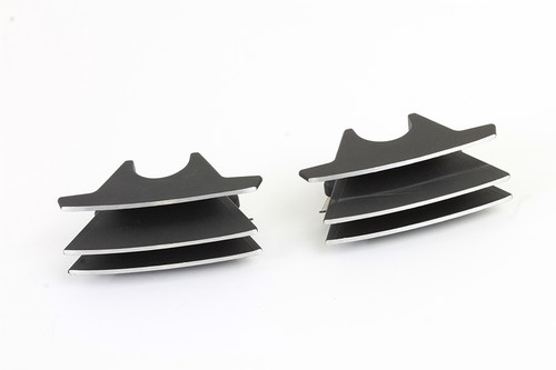V-Twin #78144 - M8 Finned Spark Plug Cover Set Black
