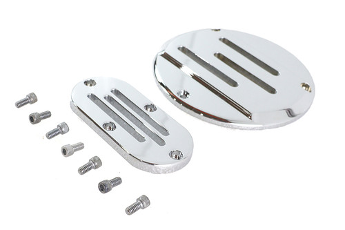 V-Twin - Vented Derby and Inspection Cover Kit Billet