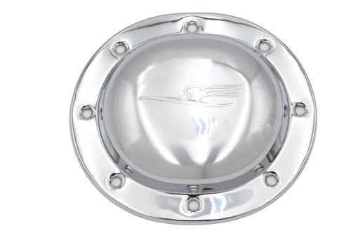 V-Twin #14024 - Replica Bird Style Derby Cover Chrome