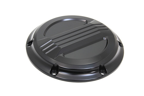 V-Twin #77912B - Black Air Flow Derby Cover