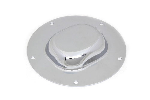 V-Twin #77927 - Chrome Nostalgic 5-Hole Derby Cover